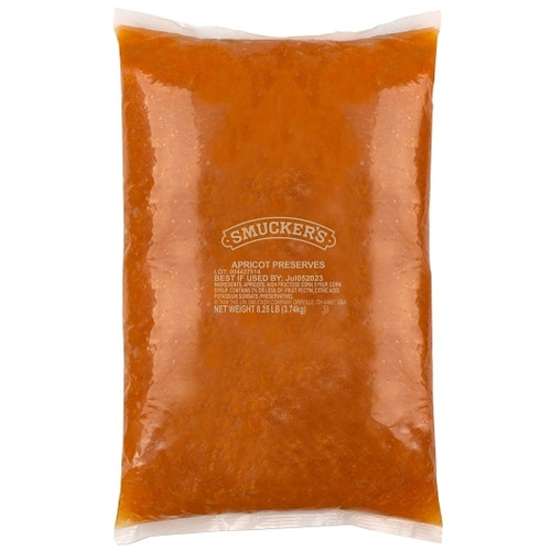 Smucker s Apricot Preserve Bulk Pouch, 8.25 Pound, 4 Per Case